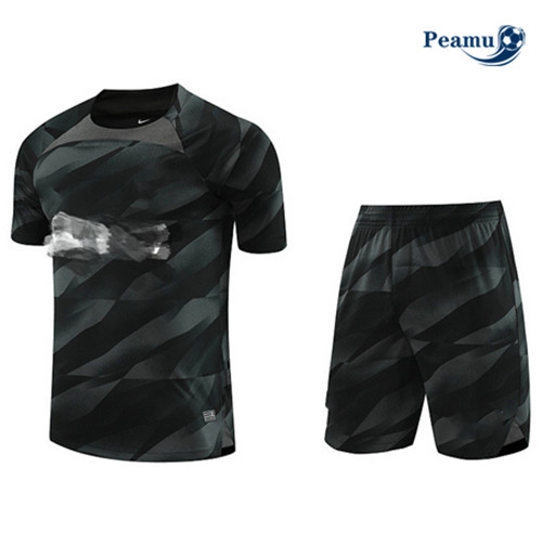 Oferta Camisola Kit Equipamento Training Gardien de but Barcelona + Shorts Preto 2023-2024