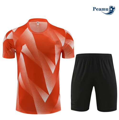 Réplicas Camisola Kit Equipamento Training Bayern de Munique + Shorts Laranja 2023-2024