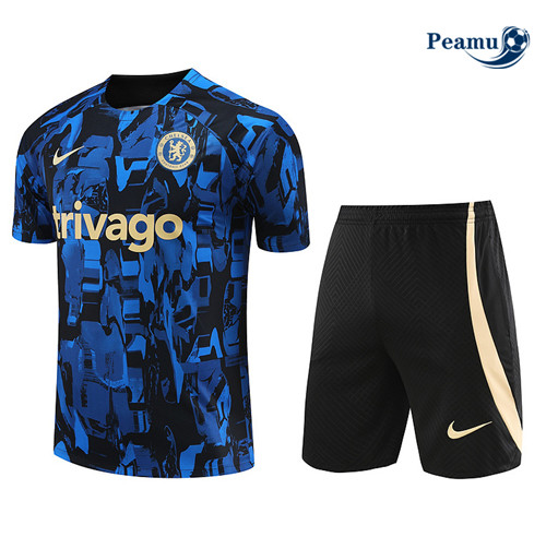 Procurar Camisola Kit Equipamento Training Chelsea + Shorts Azul 2023-2024