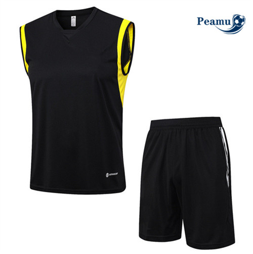 tomada Camisola Kit Equipamento Training Juventus Colete + Shorts Preto 2023-2024