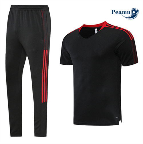 Todos Camisola Kit Equipamento Training Manchester United + Pantalon Preto 2023-2024