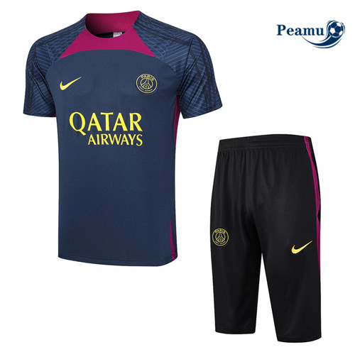 Procurar Camisola Kit Equipamento Training PSG + Short 3/4 + Pantalon Azul 2023-2024