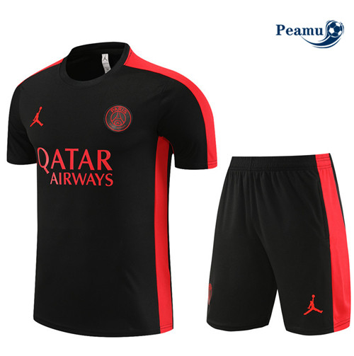 Oferta Camisola Kit Equipamento Training PSG + Shorts Preto 2023-2024