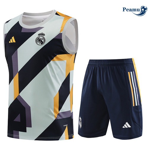 tomada Camisola Kit Equipamento Training Real Madrid Colete + Shorts Preto 2023-2024