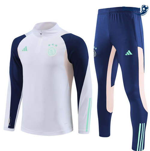 Oferta Camisola Casaco Fato de Treino AFC Ajax Branco 2023-2024