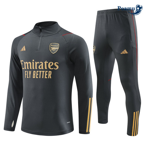 Réplicas Camisola Casaco Fato de Treino Arsenal Cinza 2023-2024