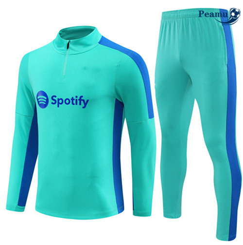 Oferta Camisola Casaco Fato de Treino Barcelona Azul 2023-2024