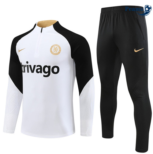 tomada Camisola Casaco Fato de Treino Chelsea Branco 2023-2024