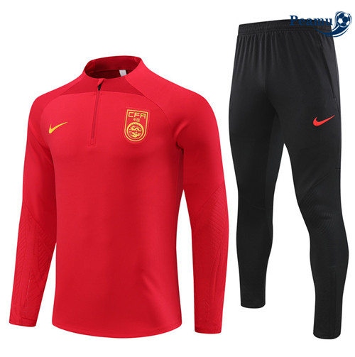 Comprar Camisola Casaco Fato de Treino Chine Vermelho 2023-2024