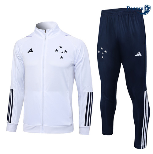 Procurar Camisola Casaco Fato de Treino Cruzeiro Branco 2023-2024