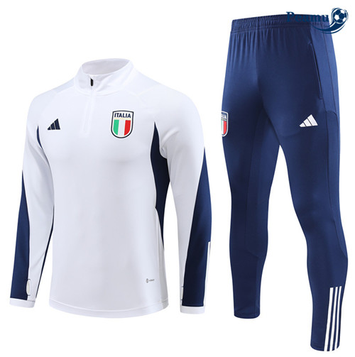 Criar Camisola Casaco Fato de Treino Italia Branco 2023-2024