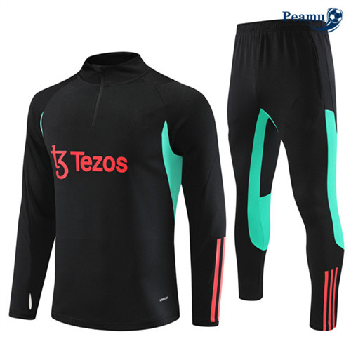 Oferta Camisola Casaco Fato de Treino Manchester United Preto 2023-2024