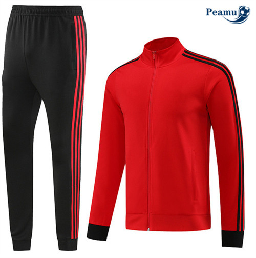 Projeto Camisola Casaco Fato de Treino Manchester United Vermelho 2023-2024