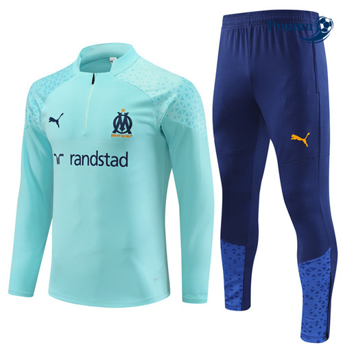 Cria Camisola Casaco Fato de Treino Marsella Azul 2023-2024