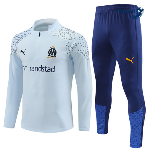 Ofertas Camisola Casaco Fato de Treino Marsella Cinza 2023-2024