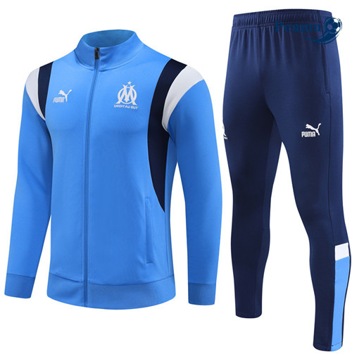 Réplicas Camisola Casaco Fato de Treino Marsella Azul 2023-2024