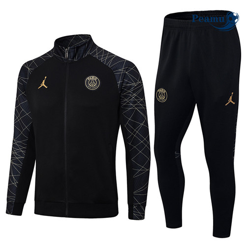 Réplicas Camisola Casaco Fato de Treino PSG Preto 2023-2024