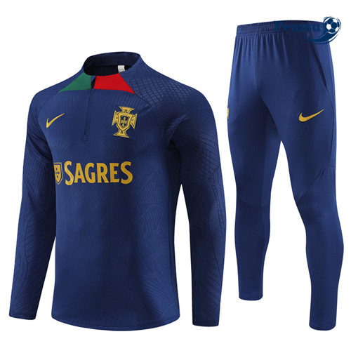 Ofertas Camisola Casaco Fato de Treino Portugal Player Azul marinho 2023-2024