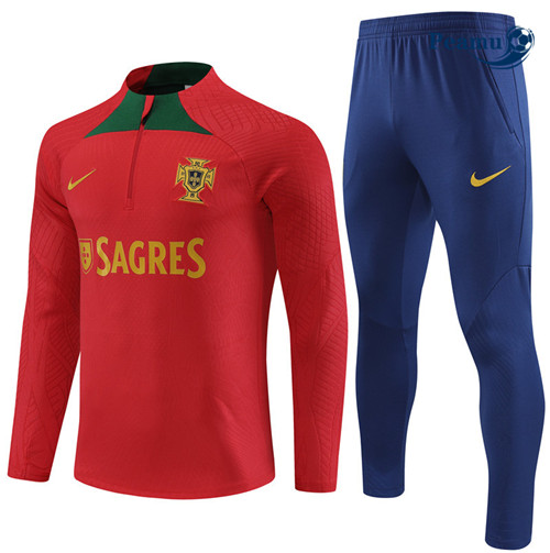 Comprar Camisola Casaco Fato de Treino Portugal Player Vermelho 2023-2024