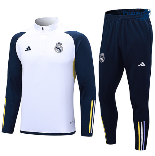 Comprar Camisola Casaco Fato de Treino Real Madrid Branco 2023-2024