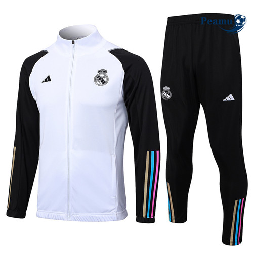 Todos Camisola Casaco Fato de Treino Real Madrid Branco 2023-2024