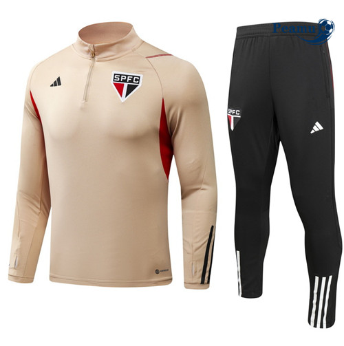 Comprar Camisola Casaco Fato de Treino Sao Paulo Caqui 2023-2024