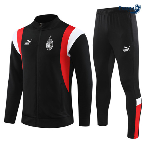 Loja Camisola Casaco Fato de Treino AC Milan Criancas Preto 2023-2024