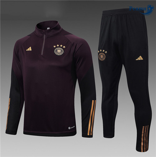 Ofertas Camisola Casaco Fato de Treino Alemanha Criancas Marron oscuro 2023-2024