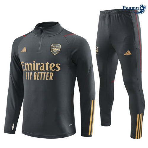 Procurar Camisola Casaco Fato de Treino Arsenal Criancas Cinza 2023-2024
