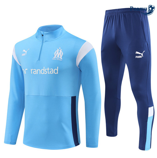 Cria Camisola Casaco Fato de Treino Marsella Criancas Azul 2023-2024