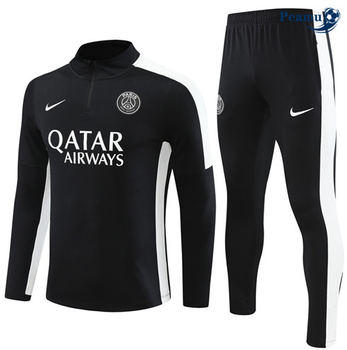 Oferta Camisola Casaco Fato de Treino PSG Criancas Preto 2023-2024