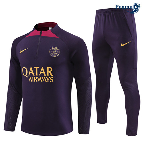 Procurar Camisola Casaco Fato de Treino PSG Criancas Roxo 2023-2024