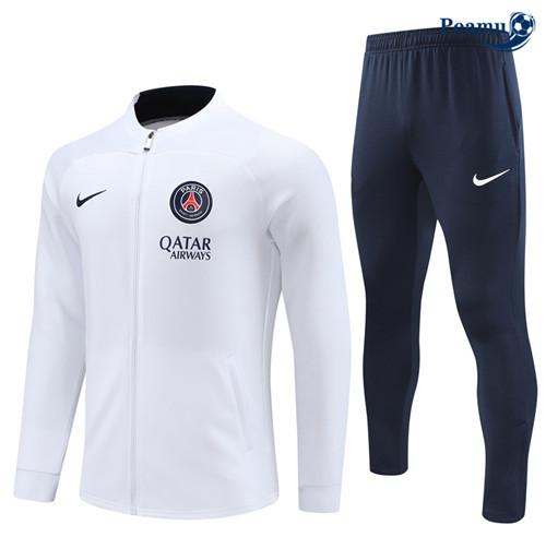 Todos Camisola Casaco Fato de Treino PSG Criancas Branco 2023-2024