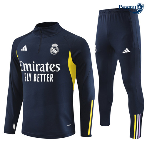 Procurar Camisola Casaco Fato de Treino Real Madrid Criancas Azul marinho 2023-2024