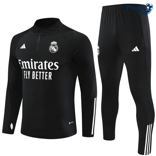 Ofertas Camisola Casaco Fato de Treino Real Madrid Criancas Preto 2023-2024