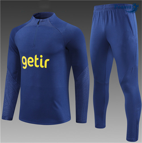 Ofertas Camisola Casaco Fato de Treino Tottenham Hotspur Criancas Azul 2023-2024