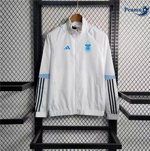 Oferta Camisola Jaqueta Futebol Giacca A Vento Argentina Branco 2023-2024