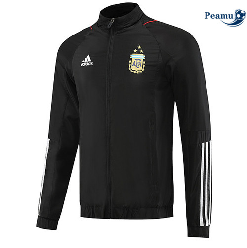 Cria Camisola Jaqueta Futebol Giacca A Vento Argentina Preto 2023-2024