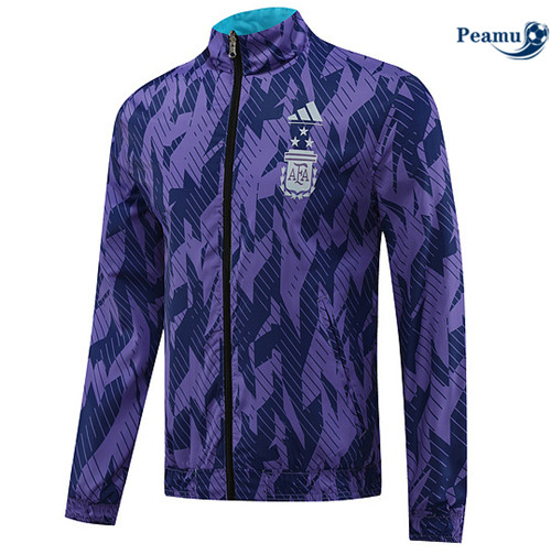 Ofertas Camisola Jaqueta Futebol Giacca A Vento Argentina Roxo 2023-2024
