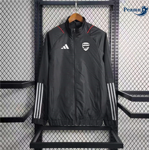 Ofertas Camisola Jaqueta Futebol Giacca A Vento Arsenal Preto 2023-2024