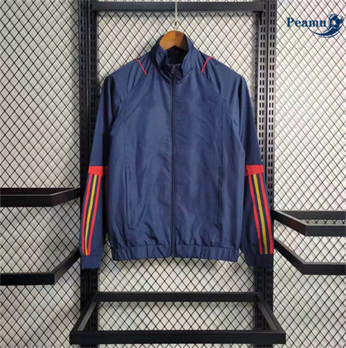 Criar Camisola Jaqueta Futebol Giacca A Vento Bayern de Munique Azul 2023-2024