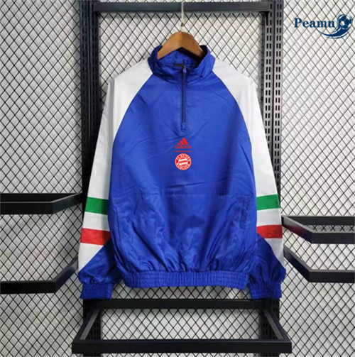 Oferta Camisola Jaqueta Futebol Giacca A Vento Bayern de Munique Azul 2023-2024