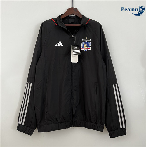 Oferta Camisola Jaqueta Futebol Giacca A Vento Colo-Colo Preto 2023-2024