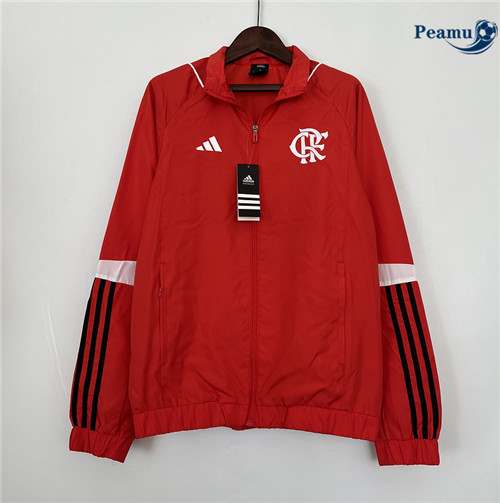Loja Camisola Jaqueta Futebol Giacca A Vento Flamengo Vermelho 2023-2024