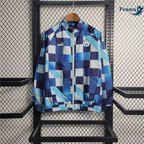 Ofertas Camisola Jaqueta Futebol Giacca A Vento Manchester City Azul 2023-2024