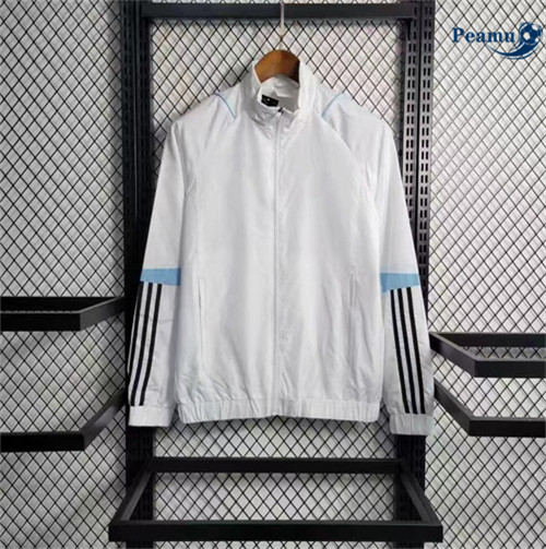 Novo Camisola Jaqueta Futebol Giacca A Vento Manchester United Branco 2023-2024