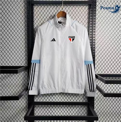 Oferta Camisola Jaqueta Futebol Giacca A Vento Sao Paulo Branco 2023-2024