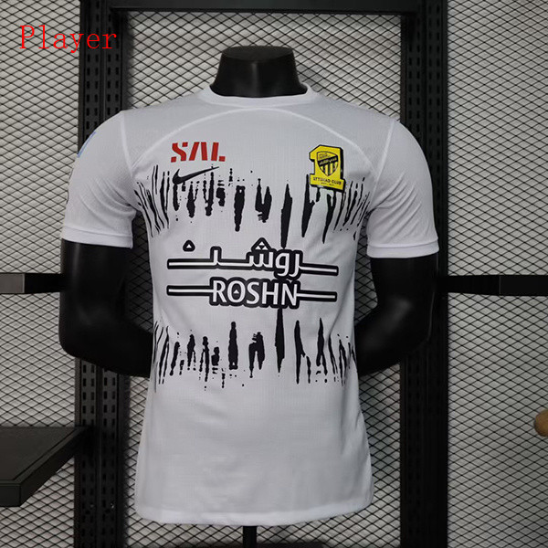 Cria Camisola Futebol Jeddah united Player Alternativa Equipamento 2023-2024