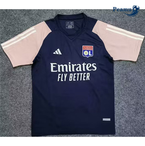 Réplicas Camisola Futebol Lyon Equipamento Training Azul 2023-2024