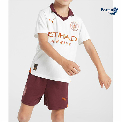 tomada Camisola Futebol Manchester City Enfant Alternativa Equipamento 2023-2024